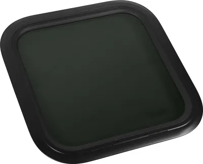 Image de fenêtre fixe 450 x 450 mm pour camping-car, porte d'entrée arrondie en verre noir transparent avec cadre pour camping-car, caravane, épaisseur de paroi 48-53 mm