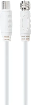 Produktbild von Adapterkabel F-Stecker auf IEC-Buchse 1,5 - 5 m  90 dB , Kabellänge:3 m