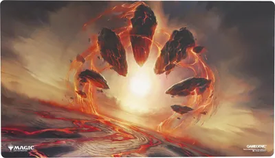 Imagen del producto de Alfombrilla de juego Gamegenic para Magic: The Gathering, colección Strixhaven, diseño de tierras, calidad premium
