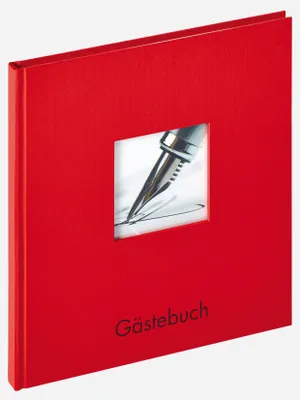 Produktbild von Walther, GB-205-R, Gästebuch Fun, rot, 23x25 cm