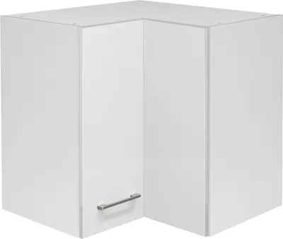 Produktbild von Eckhängeschrank Küche - 60 cm breit - Weiß – Nawa