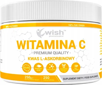Produktbild von Wish Vitamin C 1000mg L-Ascorbinsäure Pulver 250 g