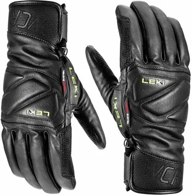 Obrázok produktu pre Leki WCR Venom Speed 3D Black/Ice Lemon 9 Lyžiarske rukavice