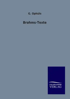 Produktbild von Brahms-Texte