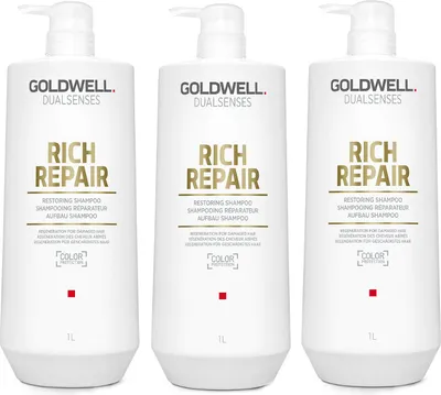 Zdjęcie produktu dla Goldwell DS Rich Repair Shampoo 3x1000ml