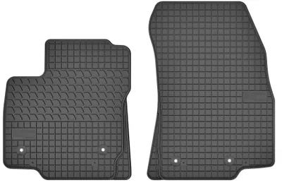 Produktbild von Gummi-Fußmatten vorne für Ford B-MAX 2012-2017 (Minivan) – 2-tlg, Schwarz, passgenau