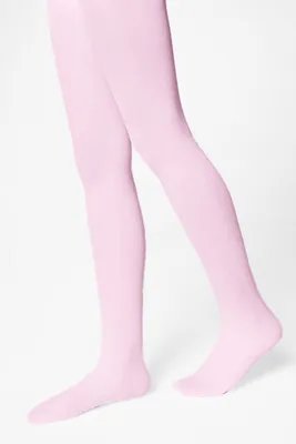 Imagen del producto de Medias de nylon 60 DEN para niñas. Mallas cómodas y resistentes, fabricadas en microfibra, de color rosa, talla 122/128