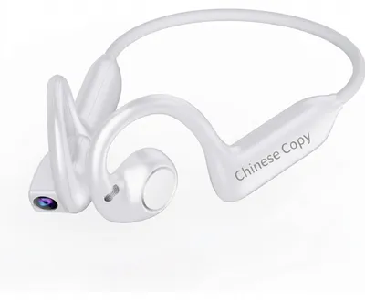 Produktbild von Zimilo Wireless Bluetooth Sport Kopfhörer Open Ear mit Ohrbügel, LED Ladeetui Display, IPX7 Wasserdicht, Mikrofone für Lauftraining, Weiß