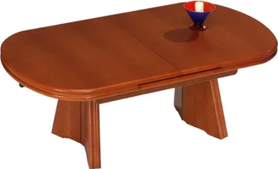 Produktbild von Funktionstisch Canace höhenverstellbar und ausziehbar 125(165,5) x 71 x 54-73 Couchtisch massiv Kirschbaum 16049