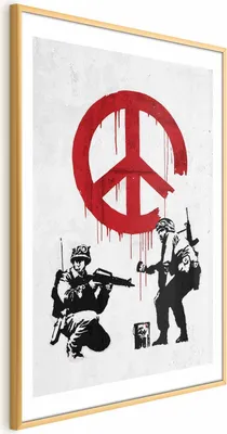Produktbild von Posterpapier Poster - War and Peace 40x60 cm Streetart i-C-0143-ao-a
