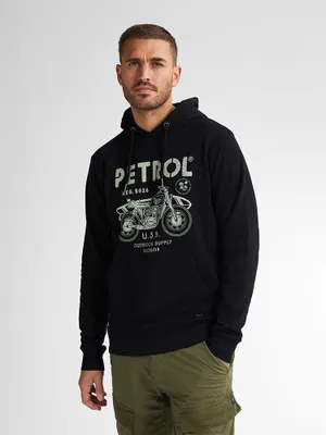 Zdjęcie produktu dla Petrol Industries M-1050-swh102 Bluza z kapturem męska czarna XL