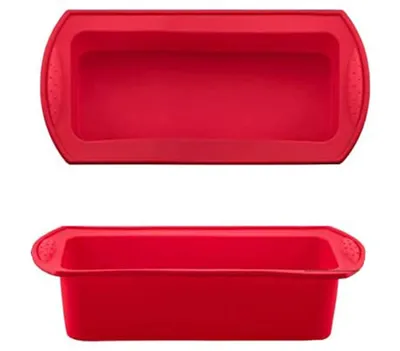 Produktbild von Silikon Brotbackform und Kastenform - 2er Set - Antihaft-Silikonbackform für Kuchen und Brot - 27*13*6,5 cm