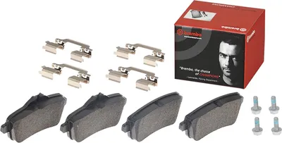 Produktbild von BREMBO Bremsbeläge Satz Hinten passend für MERCEDES-BENZ GL (X166) P 50 156