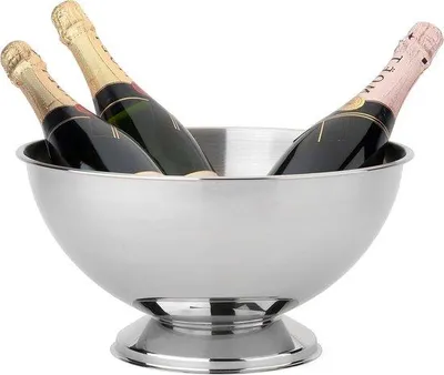 Produktbild von Famanu Champagnerkühler Edelstahl 35 x 19 cm - Klassisches Design