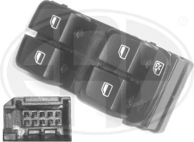 Produktbild von ERA 662503 Fensterheberschalter für AUDI A4 Avant (8K5, B8) Vorne Links Fensterheber Schalter