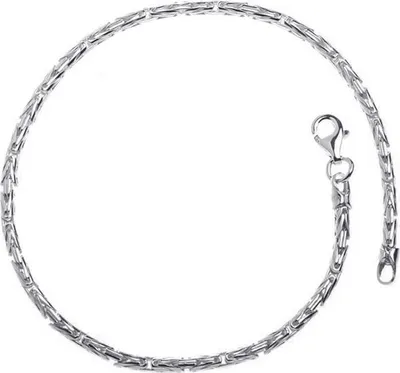 Produktbild von SILBERKETTEN STORE Königskette Armband, rund 2,3mm - 925 Silber, Länge wählbar - 16cm