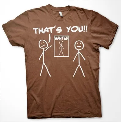 Produktbild von Thats You - Wanted T-Shirt - X-Large - Brown