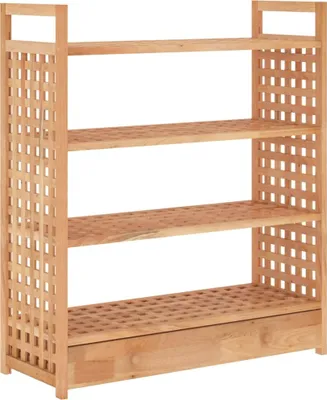 Obrázek produktu pro Botník se zásuvkou 70 x 27 x 81 cm masivní ořechové dřevo
