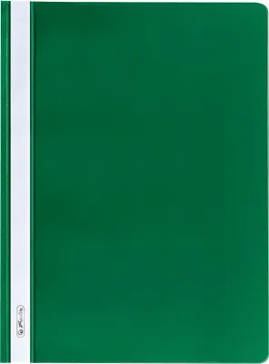Produktbild von 10 Herlitz Schnellhefter / DIN A4 / PP / extra stabil / Farbe: grün