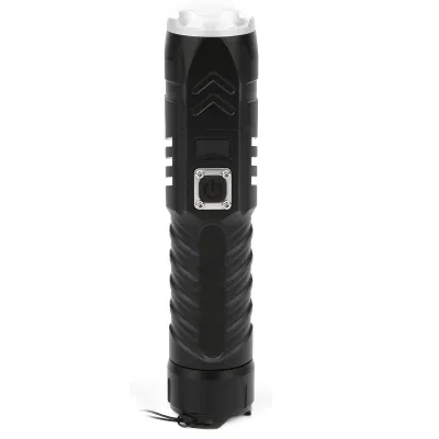 Image de Mini lampe de poche LED,Mini torche d'extérieur,Lampe de poche en alliage d'aluminium,Lampe de poche zoomable,Lampe de poche rechargeable par USB,Lampe de poche ultra lumineuse