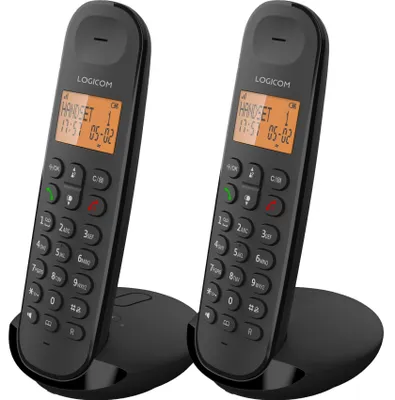 Immagine prodotto di Telefono fisso Logicom DECT ILOA 255T DUO Nero