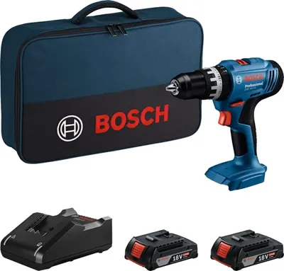 Productafbeelding van Bosch Professional accuschroefboormachine GSB 18V-25, inclusief 2 x 2 Ah accu's