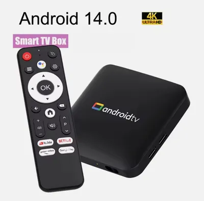 Produktbild von TV Box Android 14.0 4K Ultra HD Bluetooth Fernbedienung 2GB + 16GB Smart H96 Max Media Player