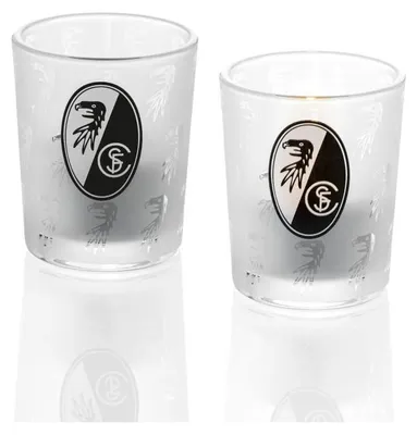 Produktbild von SC Freiburg Windlicht "Wappen" 2er-Set