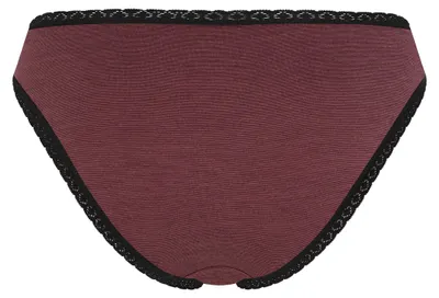 Produktbild von Bio-Baumwoll-Slip mit Spitze – 6er Pack