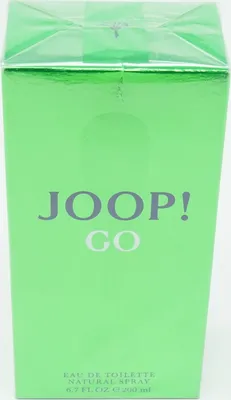 A green box of Joop! Go! Eau de Toilette.
