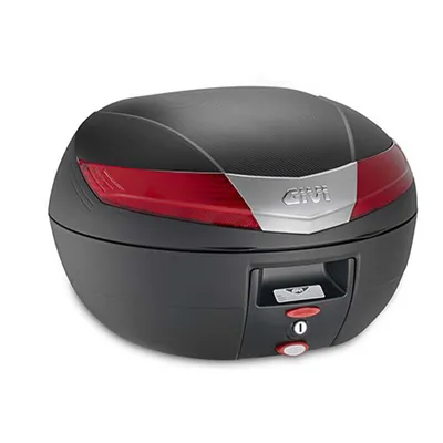 Produktbild von GIVI Monokey® V40 Topcase, schwarz/rot, 40 ltr.