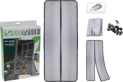 Produktbild von Doppelt magnetischer Mückenschutz 50 x 220 cm Schwarz