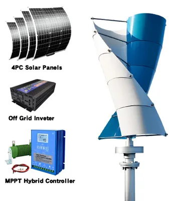 Produktbild von Windturbine – VertikalWindkraftanlage – Nachhaltiger Generator – Energieerzeuger – 5000W Leistung – 48V