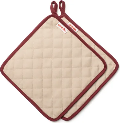 Produktbild von Omnia Topflappen für Campingbackofen (2-er Pack) 24x24 cm Ofenhandschuhe Camping Ofen