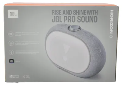 Image de JBL Horizon 3 DAB+/FM Radiowecker mit Bluetooth, Grau