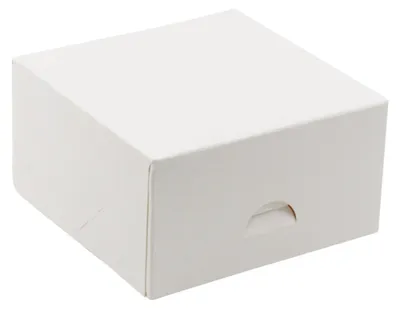 Immagine prodotto di KAPAK Scatola per biscotti 220 g, bianca, 13x13x7 cm, per dolci