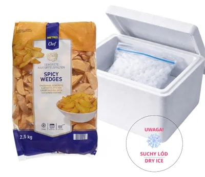 Zdjęcie produktu dla Frytki Spicy Wedges 2,5kg - Metro Chef