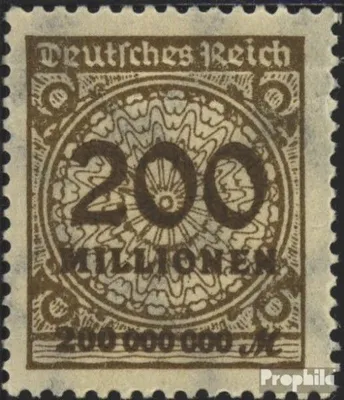 Produktbild von Briefmarken Deutsches Reich 1923 Mi 323A b  postfrisch Hochinflation
