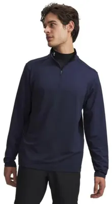 Zdjęcie produktu dla Bluza Under Armour Golf Drive, lekka, z półzamkiem, kolor niebieski, rozmiar S, męska, kolor niebieski, rozmiar S