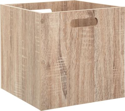 Drevený kontajner 31X31 cm prírodný