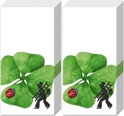 Produktbild von 2x 10 Taschentücher Good Luck to you – Glücksbringer
