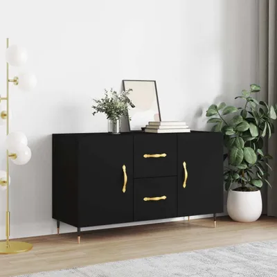 Obrázek produktu pro vidaXL Příborník černý 100x36x60 cm Materiál dřeva