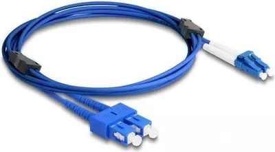 Produktbild von DELOCK LWL Kabel mit Metallarmierung LC Duplex Singlemode 2m