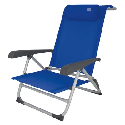 Immagine prodotto di Eurotrail sedia da spiaggia 2 in 1 Acapulco blu royal