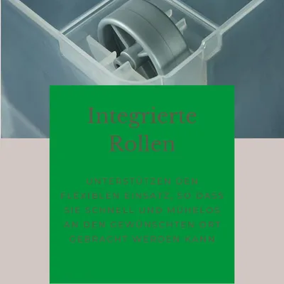 Productafbeelding van Novaliv 7-delige opbergset, grijze opbergboxen met deksel: 1x 80 liter + 2x 15 liter + 4x 5 liter. In elkaar te zetten, stapelbaar, met clipsluiting, rollende boxen, BPA-vrij