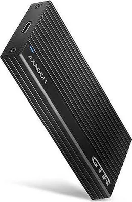 Obrázek produktu pro Axagon EEM2-GTR, SSD rámeček, M.2, NVMe-oF, 10 Gbit/s, USB konektivita, Černá