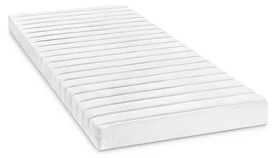Obrázek produktu pro Matrace z komfortní pěny 100 x 200 x 13 cm tvrdost 3 bílá