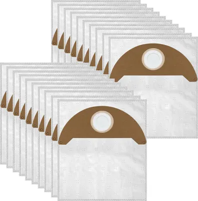 A stack of vacuum cleaner bags.