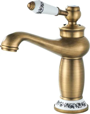Produktbild von Wasserhahn 1 Hebel, Messing, Antik Bronze, für Waschbecken