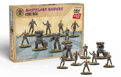 Zdjęcie produktu dla Fallout Miniatures – Zestaw podstawowy „Wasteland Raiders”